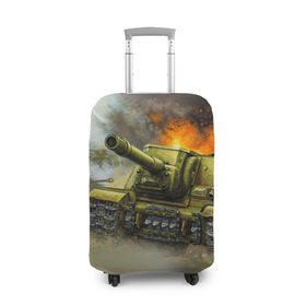 Чехол для чемодана 3D с принтом Военная техника в Белгороде, 86% полиэфир, 14% спандекс | двустороннее нанесение принта, прорези для ручек и колес | tank | tanks | военные | оружие | самолет | самолеты | танк | танки | техника