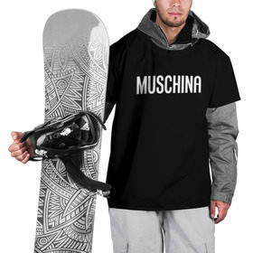 Накидка на куртку 3D с принтом Muschina в Белгороде, 100% полиэстер |  | Тематика изображения на принте: moschino | москино | мужчина