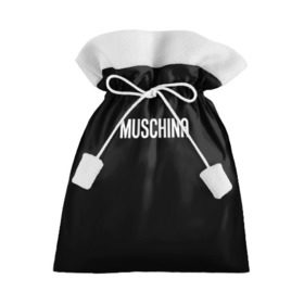 Подарочный 3D мешок с принтом Muschina в Белгороде, 100% полиэстер | Размер: 29*39 см | Тематика изображения на принте: moschino | москино | мужчина