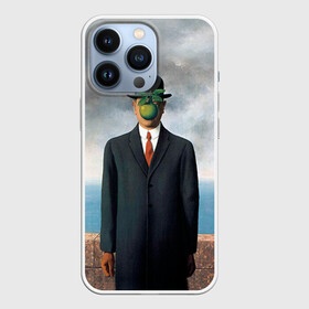 Чехол для iPhone 13 Pro с принтом Сын человеческий в Белгороде,  |  | art | искусство | рене | рене магритт | сын человеческий
