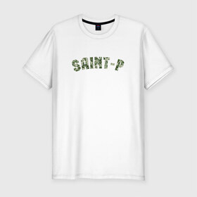 Мужская футболка премиум с принтом Saint-p в Белгороде, 92% хлопок, 8% лайкра | приталенный силуэт, круглый вырез ворота, длина до линии бедра, короткий рукав | петербург | питер | санкт | санкт петербург | спб