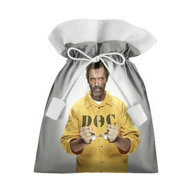 Подарочный 3D мешок с принтом Доктор Хаус в Белгороде, 100% полиэстер | Размер: 29*39 см | doctor | house | все лгут | доктор | лори | хауз | хаус | хью