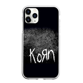Чехол для iPhone 11 Pro Max матовый с принтом KoЯn в Белгороде, Силикон |  | korn | metal | rock | группы | корн | метал | рок