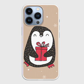 Чехол для iPhone 13 Pro с принтом Пингвин с подарком в Белгороде,  |  | пингвин