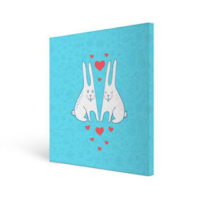 Холст квадратный с принтом Зай и зая в Белгороде, 100% ПВХ |  | 14 февраля | bear | love | teddy | валентин | влюбленный | зайчик | зая | заяц | любовь | милый | рисунок | сердечко | сердце