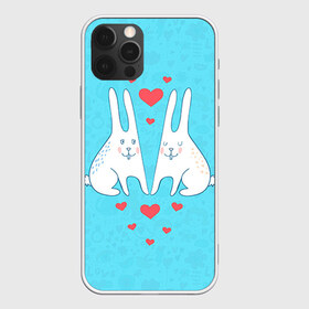 Чехол для iPhone 12 Pro Max с принтом Зай и зая в Белгороде, Силикон |  | 14 февраля | bear | love | teddy | валентин | влюбленный | зайчик | зая | заяц | любовь | милый | рисунок | сердечко | сердце
