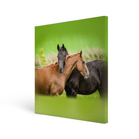 Холст квадратный с принтом Лошади 2 в Белгороде, 100% ПВХ |  | horse | horseshoe | акварель | головалошади | грива | единорог | жеребец | животные | конь | лошадь | лошадьскрыльями | подкова | природа | рисуноккрасками
