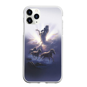 Чехол для iPhone 11 Pro матовый с принтом Лошади 3 в Белгороде, Силикон |  | horse | horseshoe | акварель | головалошади | грива | единорог | жеребец | животные | конь | лошадь | лошадьскрыльями | подкова | природа | рисуноккрасками