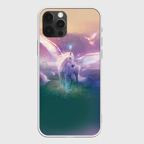 Чехол для iPhone 12 Pro Max с принтом Пегас в Белгороде, Силикон |  | Тематика изображения на принте: horse | horseshoe | акварель | головалошади | грива | единорог | жеребец | животные | конь | лошадь | лошадьскрыльями | подкова | природа | рисуноккрасками