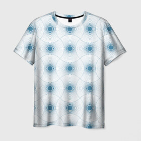 Мужская футболка 3D с принтом Кружево в Белгороде, 100% полиэфир | прямой крой, круглый вырез горловины, длина до линии бедер | 