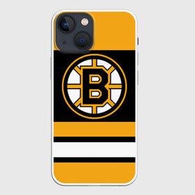 Чехол для iPhone 13 mini с принтом Boston Bruins в Белгороде,  |  | boston bruins | hockey | nhl | нхл | спорт | хоккей