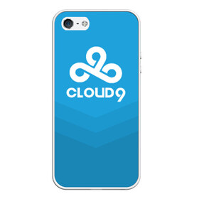 Чехол для iPhone 5/5S матовый с принтом Cloud 9 в Белгороде, Силикон | Область печати: задняя сторона чехла, без боковых панелей | 9 | c9 | cloud | csgo | team | клауда | ксго | найн