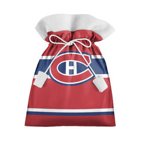 Подарочный 3D мешок с принтом Montreal Canadiens в Белгороде, 100% полиэстер | Размер: 29*39 см | Тематика изображения на принте: hockey | montreal canadien | nhl | нхл | спорт | хоккей