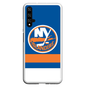 Чехол для Honor 20 с принтом New York Islanders в Белгороде, Силикон | Область печати: задняя сторона чехла, без боковых панелей | Тематика изображения на принте: hockey | new york islander | nhl | нхл | спорт | хоккей