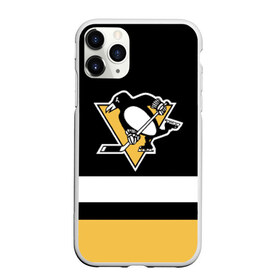 Чехол для iPhone 11 Pro Max матовый с принтом Pittsburgh Penguins в Белгороде, Силикон |  | hockey | nhl | pittsburgh penguins | нхл | хоккей