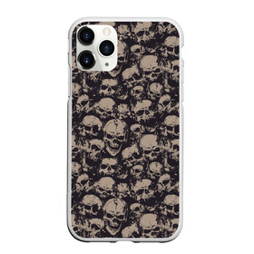 Чехол для iPhone 11 Pro матовый с принтом Черепа в Белгороде, Силикон |  | grunge | skull | skulls | гранж | череп | черепа
