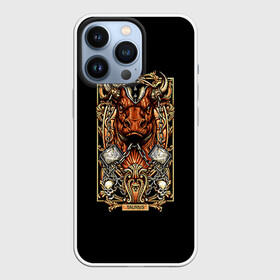 Чехол для iPhone 13 Pro с принтом Телец в Белгороде,  |  | taurus | арт | гороскоп | знаки зодиака | телец | череп