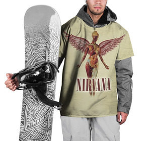 Накидка на куртку 3D с принтом Nirvana в Белгороде, 100% полиэстер |  | Тематика изображения на принте: cobain | curt | nirvana | rock | группа | кобейн | курт | нирвана | рок