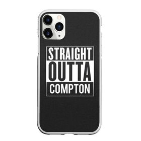 Чехол для iPhone 11 Pro матовый с принтом Straight Outta Compton в Белгороде, Силикон |  | compton | n.w.a. | nwa | outta | straight | голос улиц