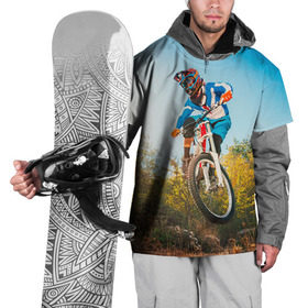 Накидка на куртку 3D с принтом МТБ в Белгороде, 100% полиэстер |  | extreme | вело | велосипед | маунтинбайк | мтб | экстрим