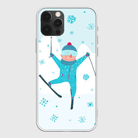 Чехол для iPhone 12 Pro Max с принтом Лыжник в Белгороде, Силикон |  | Тематика изображения на принте: extreme | ski | skiing | горнолыжное | горные лыжи | лыжник | фристайл | экстрим