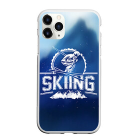Чехол для iPhone 11 Pro матовый с принтом Лыжный спорт в Белгороде, Силикон |  | Тематика изображения на принте: extreme | ski | skiing | горнолыжное | горные лыжи | лыжник | фристайл | экстрим