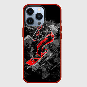 Чехол для iPhone 13 Pro с принтом Сноубордист в Белгороде,  |  | extreme | snowboard | сноуборд | сноубордист | экстрим