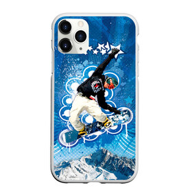 Чехол для iPhone 11 Pro матовый с принтом Экстрим в Белгороде, Силикон |  | extreme | snowboard | сноуборд | сноубордист | спорт | экстрим