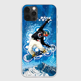 Чехол для iPhone 12 Pro Max с принтом Экстрим в Белгороде, Силикон |  | Тематика изображения на принте: extreme | snowboard | сноуборд | сноубордист | спорт | экстрим