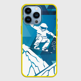 Чехол для iPhone 13 Pro с принтом Горы и сноубордист в Белгороде,  |  | extreme | snowboard | сноуборд | сноубордист | экстрим