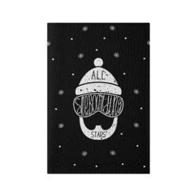 Обложка для паспорта матовая кожа с принтом Бородатый сноубордист в Белгороде, натуральная матовая кожа | размер 19,3 х 13,7 см; прозрачные пластиковые крепления | extreme | snowboard | сноуборд | сноубордист | экстрим