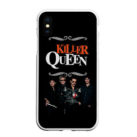 Чехол для iPhone XS Max матовый с принтом Killer Queen в Белгороде, Силикон | Область печати: задняя сторона чехла, без боковых панелей | freddie | heavy | mercury | metal | queen | rock | квин | куин | меркури | меркюри | метал | рок | фредди меркьюри | фреди | хэви