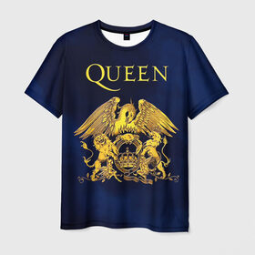 Мужская футболка 3D с принтом Группа Queen в Белгороде, 100% полиэфир | прямой крой, круглый вырез горловины, длина до линии бедер | freddie | heavy | mercury | metal | queen | rock | квин | куин | меркури | меркюри | метал | рок | фредди меркьюри | фреди | хэви