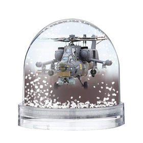 Снежный шар с принтом МИ 28 в Белгороде, Пластик | Изображение внутри шара печатается на глянцевой фотобумаге с двух сторон | авиация | армия | боевой | ввс | вертолет | военная техника | ми 28 | ночной охотник | ударный