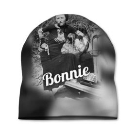 Шапка 3D с принтом Бонни в Белгороде, 100% полиэстер | универсальный размер, печать по всей поверхности изделия | 14 февраля | bonnie | love | бони | бони и клайд | бонни | бонни и клайд | влюбленные | день святого валентина | любовь
