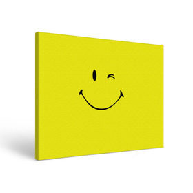 Холст прямоугольный с принтом Смайл в Белгороде, 100% ПВХ |  | Тематика изображения на принте: emoji | smile | жёлтый | смайл | смайлик | улыбка | эмодзи | эмоции