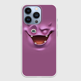 Чехол для iPhone 13 Pro с принтом Пластилиновый смайл в Белгороде,  |  | Тематика изображения на принте: глаза | мульт | рожица | рот | смайл | улыбка