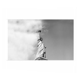 Бумага для упаковки 3D с принтом Статуя Свободы в Белгороде, пластик и полированная сталь | круглая форма, металлическое крепление в виде кольца | Тематика изображения на принте: америка | нью йорк | статуя свободы | сша | штаты
