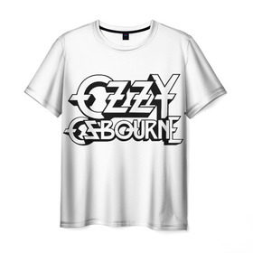 Мужская футболка 3D с принтом Ozzy Osbourne в Белгороде, 100% полиэфир | прямой крой, круглый вырез горловины, длина до линии бедер | ozzy rock