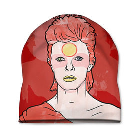 Шапка 3D с принтом Ziggy Stardust в Белгороде, 100% полиэстер | универсальный размер, печать по всей поверхности изделия | bowie | david | ziggy stardust | боуи | дэвид | музыкант | певец | рок