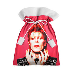 Подарочный 3D мешок с принтом Ziggy Stardust в Белгороде, 100% полиэстер | Размер: 29*39 см | Тематика изображения на принте: bowie | david | ziggy stardust | боуи | дэвид | музыкант | певец | рок