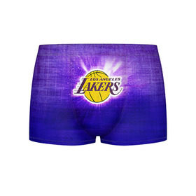 Мужские трусы 3D с принтом Los Angeles Lakers в Белгороде, 50% хлопок, 50% полиэстер | классическая посадка, на поясе мягкая тканевая резинка | basketball | la | lakers | los angeles | nba | баскет | баскетбол | баскетбольный | лейкерс | нба | спорт