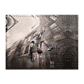 Обложка для студенческого билета с принтом Баскетбол город в Белгороде, натуральная кожа | Размер: 11*8 см; Печать на всей внешней стороне | basketball | nba | баскетбольный | нба