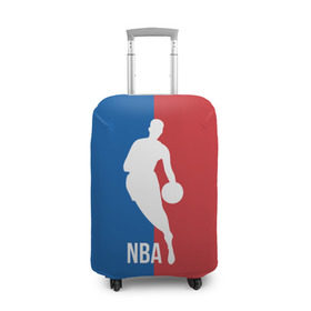 Чехол для чемодана 3D с принтом Эмблема NBA в Белгороде, 86% полиэфир, 14% спандекс | двустороннее нанесение принта, прорези для ручек и колес | basketball | nba | баскет | баскетбол | баскетбольный | нба | спорт | эмблема