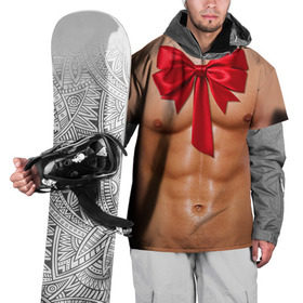 Накидка на куртку 3D с принтом Твой подарок в Белгороде, 100% полиэстер |  | body | man body
подарок | бант | голое тело | идеальное | мужское тело | подарок жене | подарок мужу | пресс | спорт | тело | торс