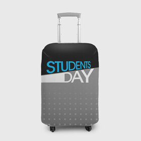 Чехол для чемодана 3D с принтом День студента в Белгороде, 86% полиэфир, 14% спандекс | двустороннее нанесение принта, прорези для ручек и колес | student | день студента | студент | студенчество | татьянин день | универ