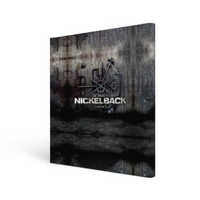 Холст квадратный с принтом Nickelback в Белгороде, 100% ПВХ |  | nickelback | группа | никельбэк | рок
