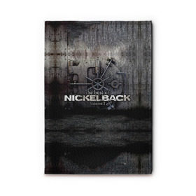 Обложка для автодокументов с принтом Nickelback в Белгороде, натуральная кожа |  размер 19,9*13 см; внутри 4 больших “конверта” для документов и один маленький отдел — туда идеально встанут права | nickelback | группа | никельбэк | рок