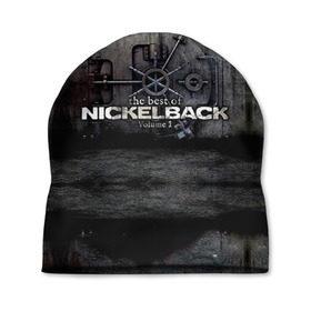 Шапка 3D с принтом Nickelback в Белгороде, 100% полиэстер | универсальный размер, печать по всей поверхности изделия | nickelback | группа | никельбэк | рок