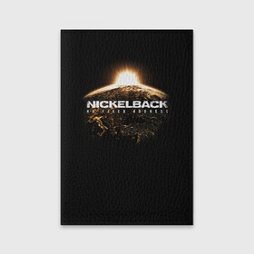 Обложка для паспорта матовая кожа с принтом Nickelback в Белгороде, натуральная матовая кожа | размер 19,3 х 13,7 см; прозрачные пластиковые крепления | nickelback | группа | никельбэк | рок
